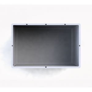 Арт. SD BOX 1064. Пластиковый контейнер на ножках