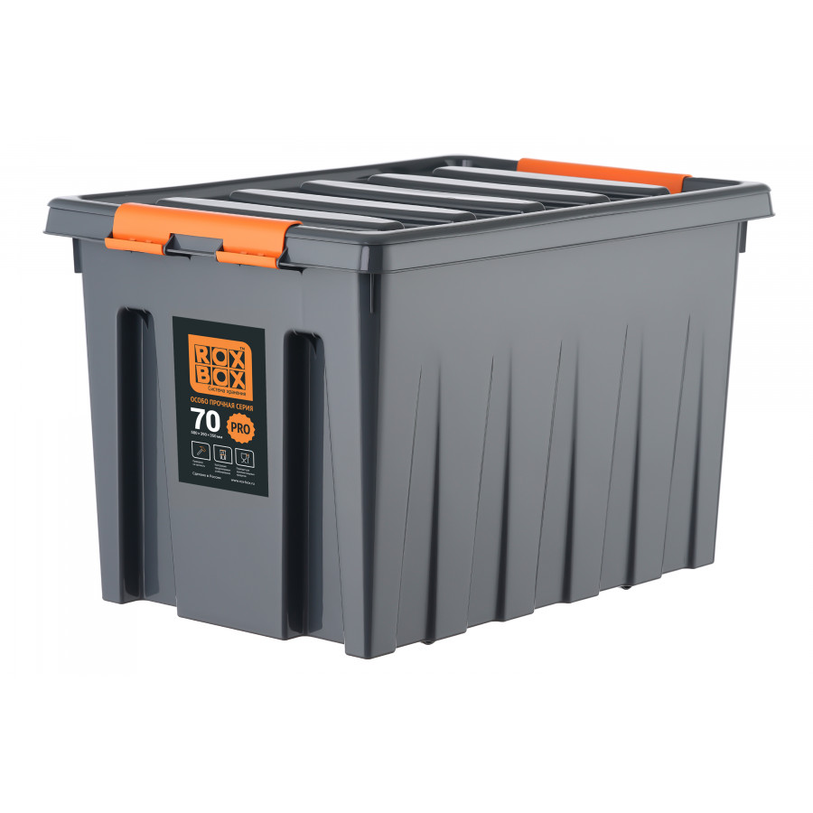 Контейнер особопрочный 590x395x370 мм Арт. Rox Box PRO 70
